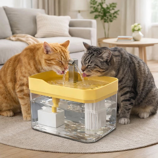 Automatic Cat & Dog Water Fountain Kit – 1500ml, Dual Voltage, Includes Pump