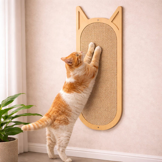 Large Wall-Mounted Cat Scratcher 50x20 cm – Pet Toy